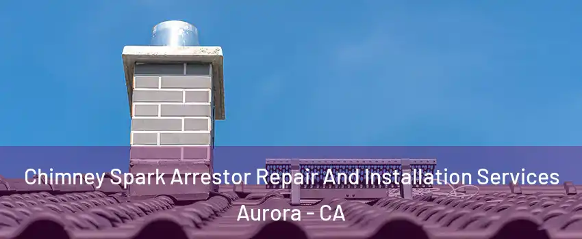 Chimney Spark Arrestor Repair And Installation Services Aurora - CA