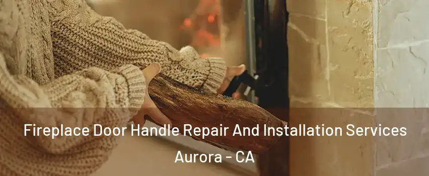 Fireplace Door Handle Repair And Installation Services Aurora - CA