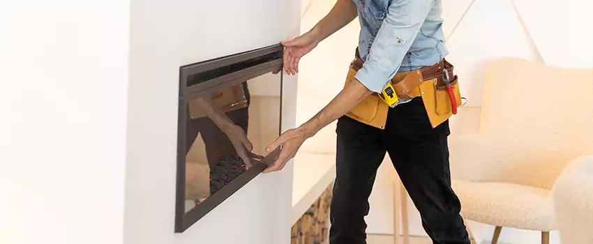 Metal Fireplace Installation in Aurora, California