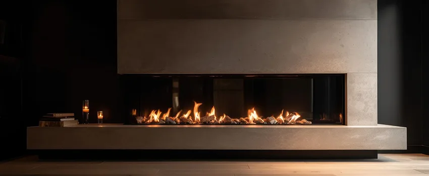 Gas Fireplace Ember Bed Design Services in Aurora, California